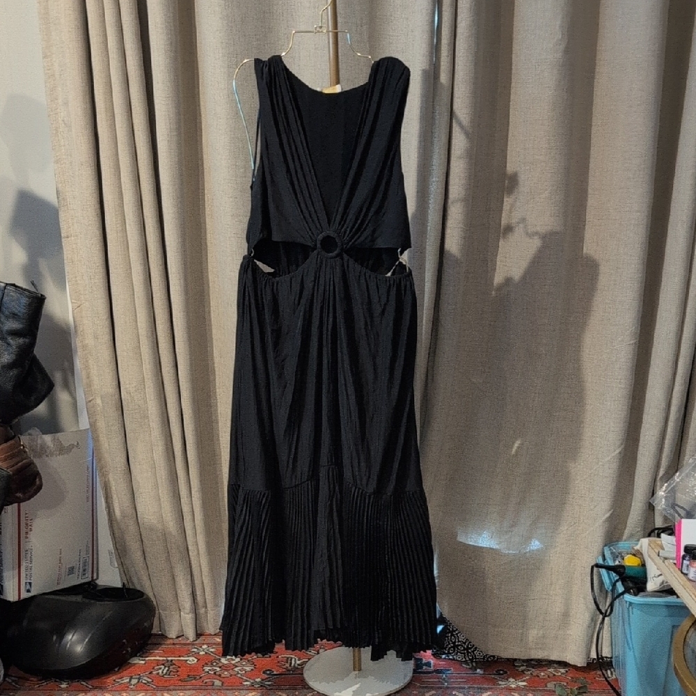 Ramy Brook Black Backless Maxi Dress